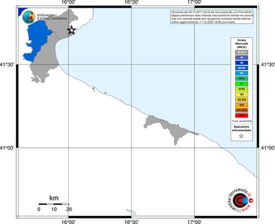 Mappa MCS - territori comuni