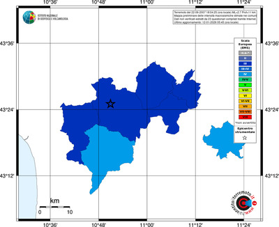 Mappa EMS - territori comuni