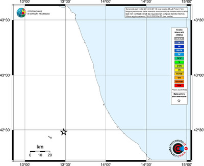 Mappa MCS - territori località