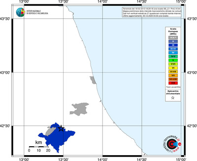 Mappa EMS - territori comuni