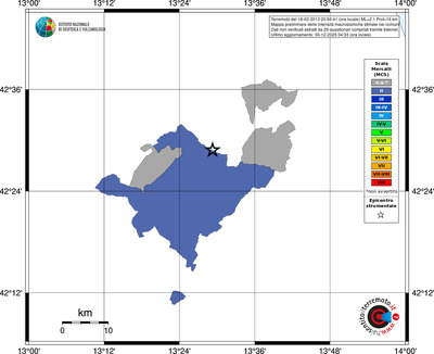 Mappa MCS - territori comuni