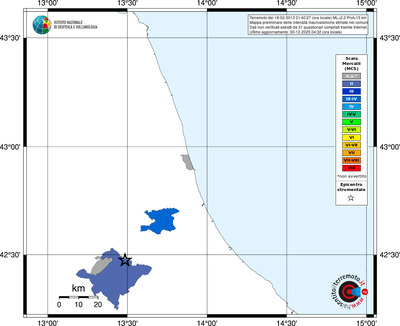 Mappa MCS - territori comuni
