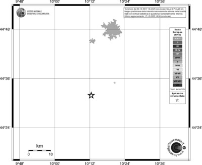 Mappa EMS - territori località