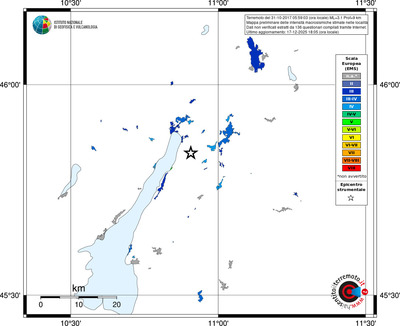 Mappa EMS - territori località