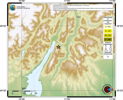 Mappa comuni con almeno 3 questionari