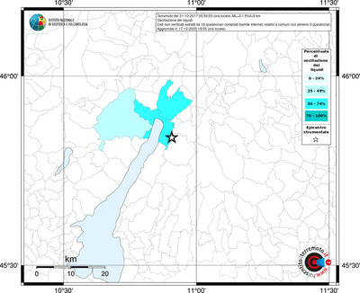 Mappa territorio comunale con almeno 3 questionari