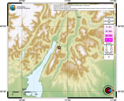 Mappa comuni con almeno 3 questionari