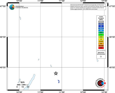 Mappa EMS - territori località