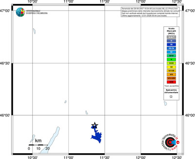 Mappa MCS - territori comuni