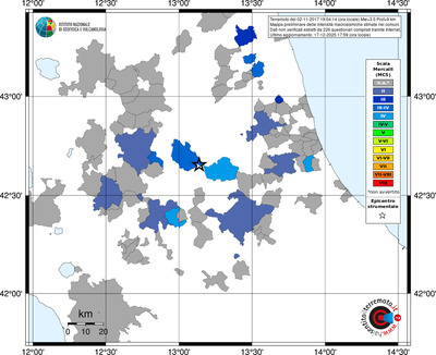 Mappa MCS - territori comuni