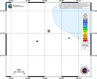 Mappa MCS - territori località