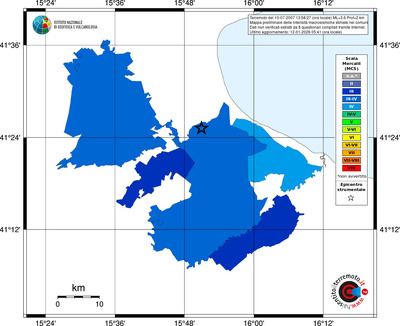 Mappa MCS - territori comuni