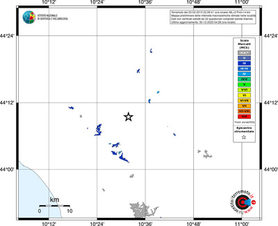 Mappa MCS - territori località