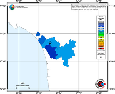 Mappa MCS - territori comuni