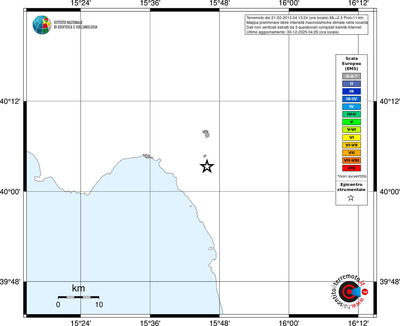 Mappa EMS - territori località