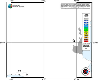 Mappa EMS - territori comuni