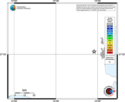 Mappa MCS - territori località