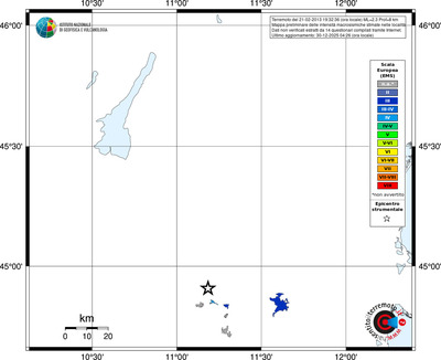 Mappa EMS - territori località