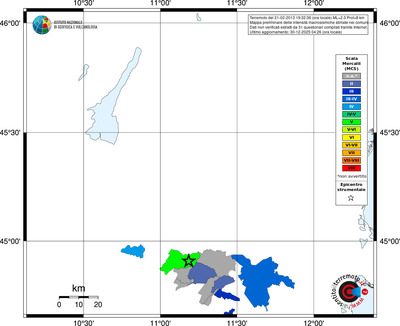 Mappa MCS - territori comuni
