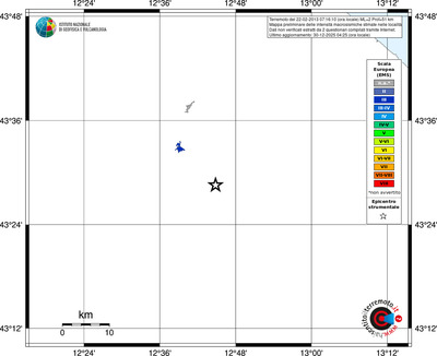 Mappa EMS - territori località