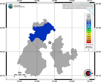 Mappa EMS - territori comuni