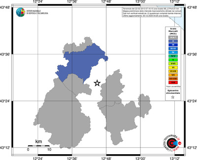 Mappa MCS - territori comuni