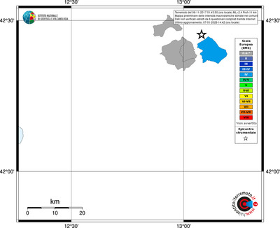 Mappa EMS - territori comuni