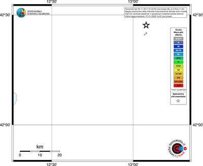 Mappa MCS - territori località
