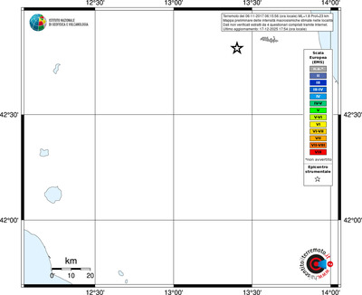 Mappa EMS - territori località