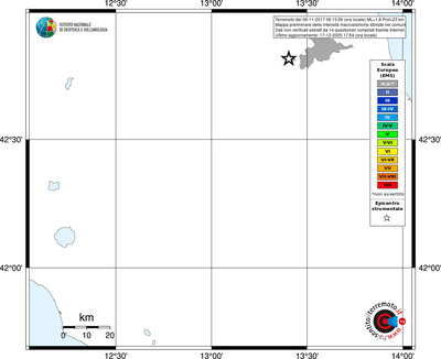 Mappa EMS - territori comuni