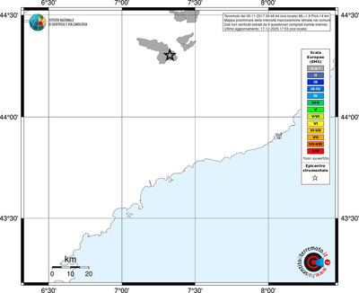 Mappa EMS - territori comuni