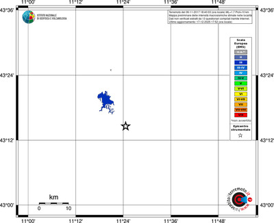 Mappa EMS - territori località