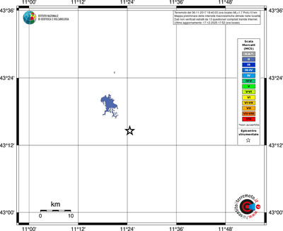 Mappa MCS - territori località