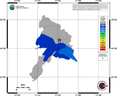 Mappa EMS - territori comuni