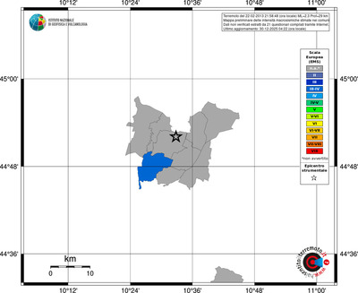 Mappa EMS - territori comuni
