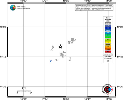 Mappa MCS - territori località