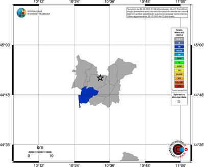 Mappa MCS - territori comuni