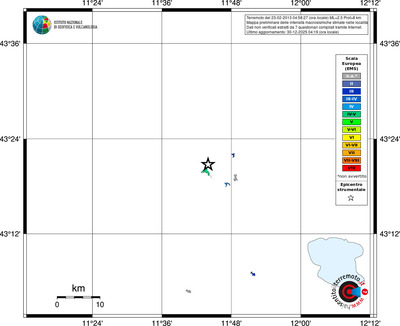 Mappa EMS - territori località