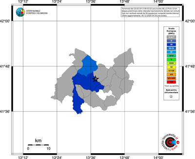 Mappa EMS - territori comuni