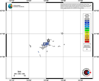 Mappa MCS - territori località