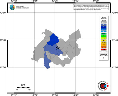 Mappa MCS - territori comuni