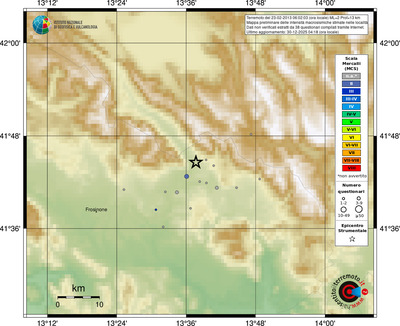 Mappa MCS - località