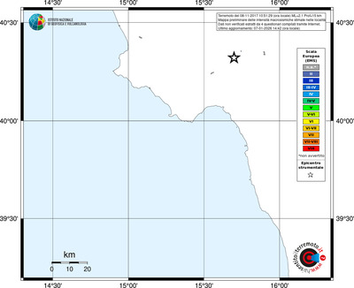 Mappa EMS - territori località