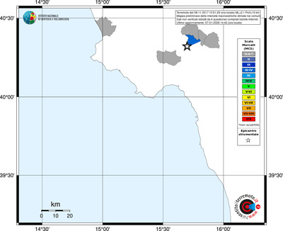 Mappa MCS - territori comuni