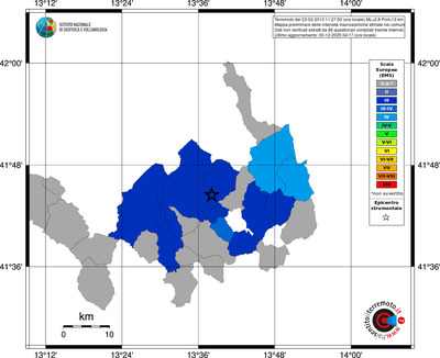 Mappa EMS - territori comuni