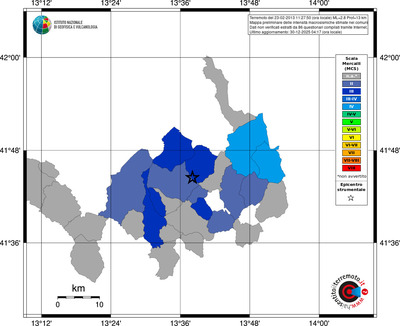 Mappa MCS - territori comuni