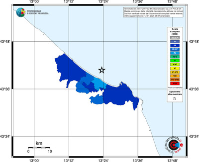Mappa EMS - territori comuni