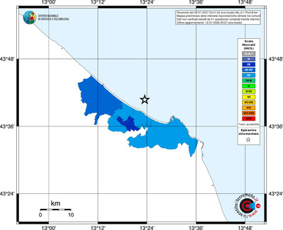 Mappa MCS - territori comuni