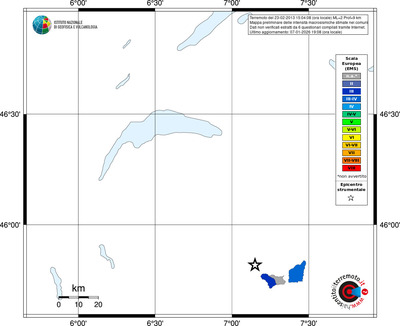 Mappa EMS - territori comuni