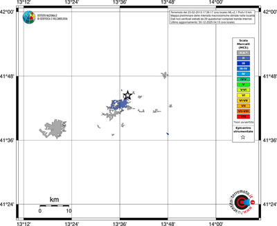 Mappa MCS - territori località